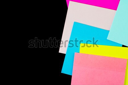 Colore nota nero scuola sfondo spazio Foto d'archivio © tycoon