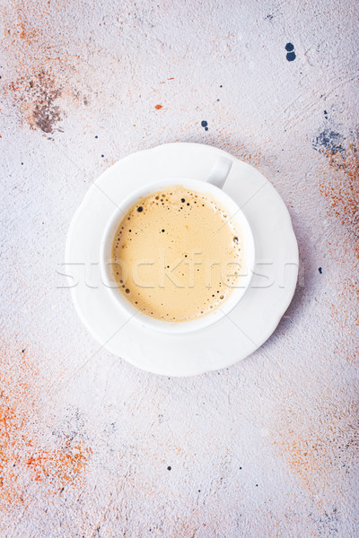 Caffè tazza di caffè legno sfondo fumo spazio Foto d'archivio © tycoon