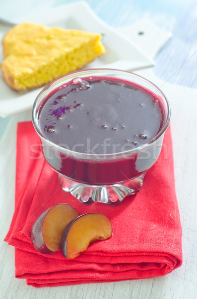 jam from plums Stock photo © tycoon