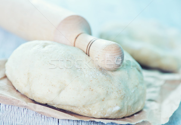 Stock photo: raw dough