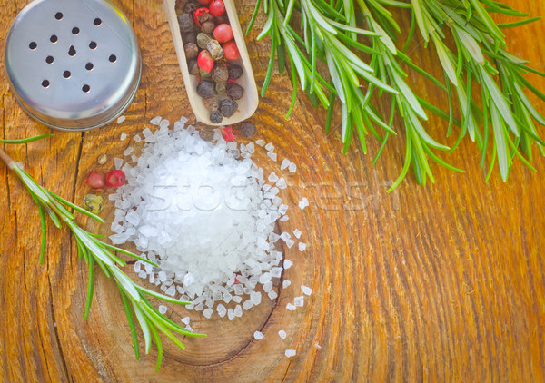 sea salt and spice Stock photo © tycoon