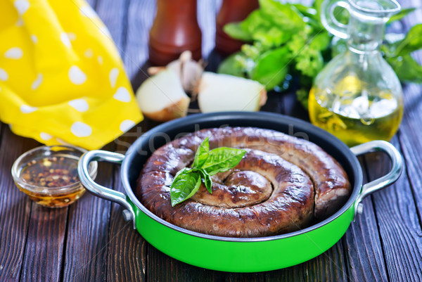 fried sausages Stock photo © tycoon