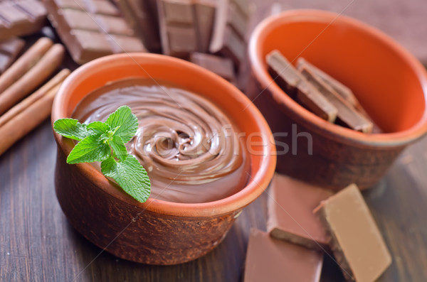 Chocolate doce escuro alimentação quebrado fundos Foto stock © tycoon