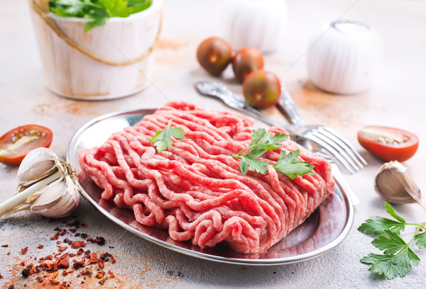 minced meat  Stock photo © tycoon