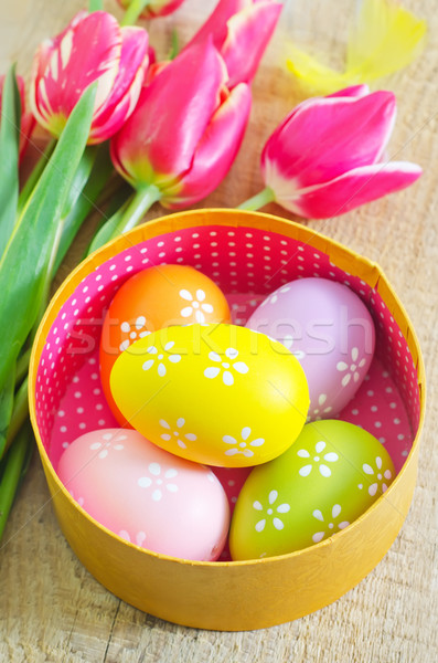 Foto d'archivio: Easter · eggs · Pasqua · fiori · home · uovo · verde