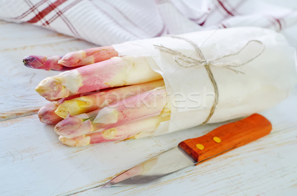 white asparagus Stock photo © tycoon