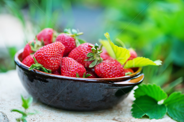 Stock photo: strawberry