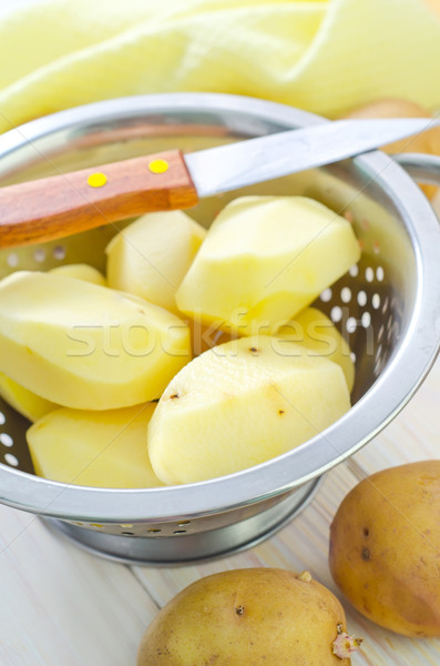 raw potato Stock photo © tycoon