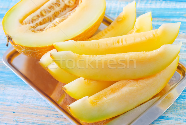甜瓜 水 食品 性質 夏天 紅色 商業照片 © tycoon
