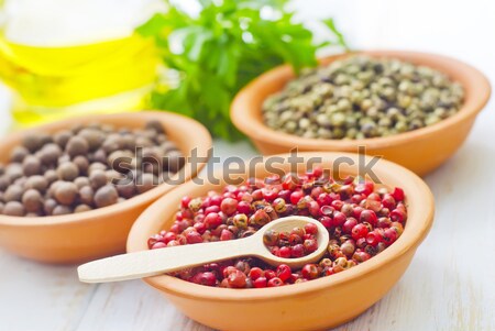 different kind of pepper Stock photo © tycoon