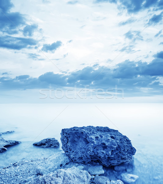 Mar costa praia paisagem luz beleza Foto stock © tycoon