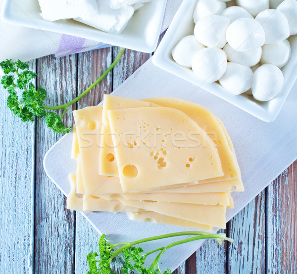 チーズ ボード 表 食品 食べ 調理 ストックフォト © tycoon