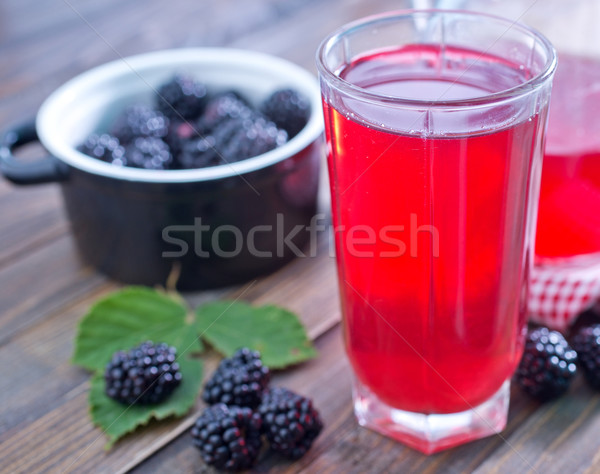 blackberry juice Stock photo © tycoon