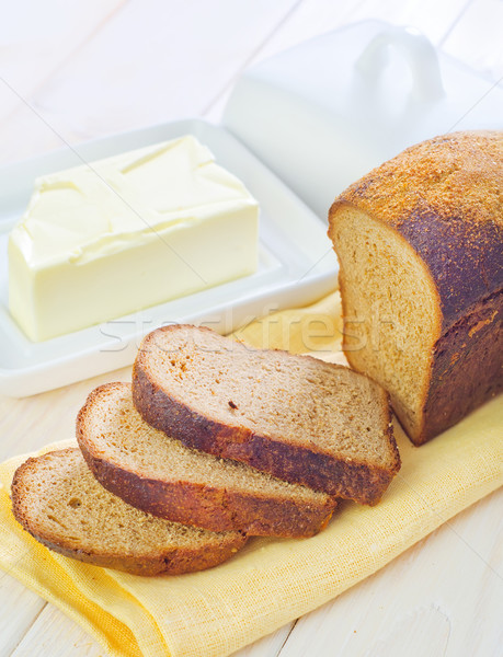 [[stock_photo]]: Beurre · pain · dessert · fraîches · sweet · boulangerie