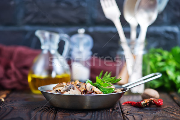 fried mushrooms Stock photo © tycoon