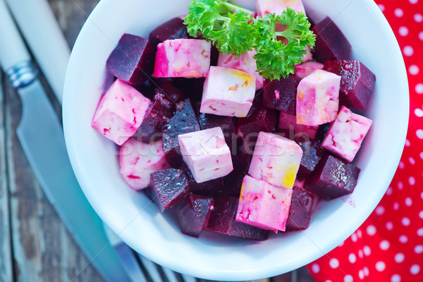 Stok fotoğraf: Salata · salata · tabağı · tablo · gıda · restoran · plaka