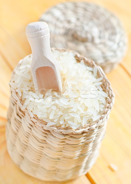 raw rice Stock photo © tycoon
