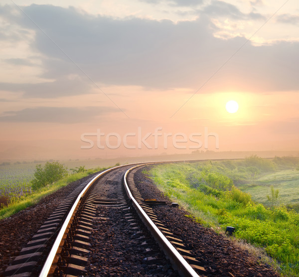 Stock photo: railroad