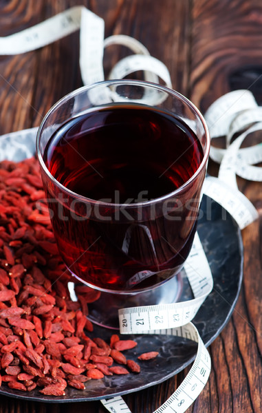 goji and drink Stock photo © tycoon