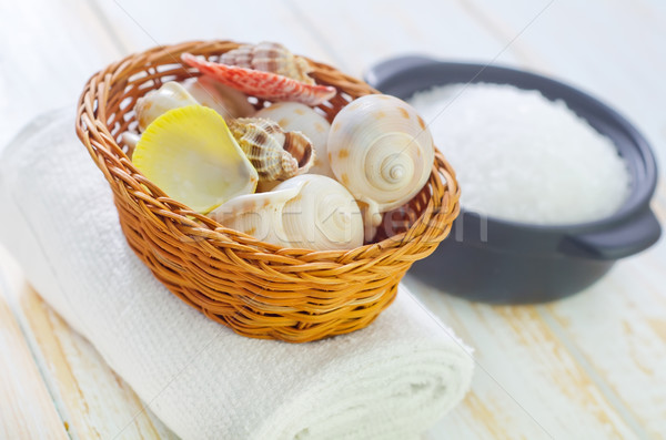 shells and sea salt Stock photo © tycoon