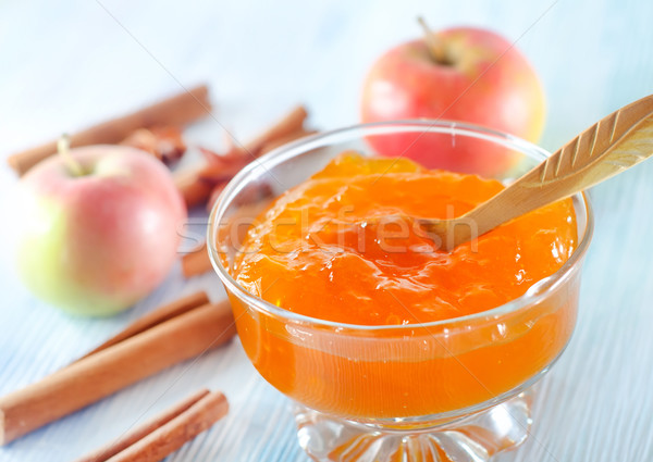 Stock photo: apple jam