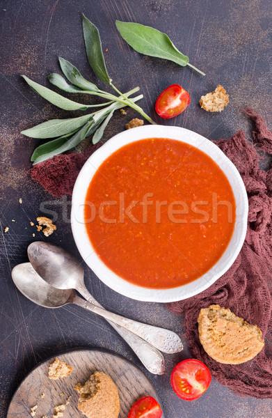 tomato soup Stock photo © tycoon