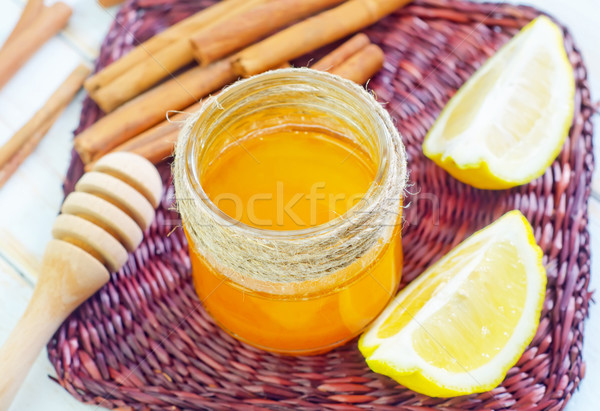 Limón frutas naranja postre cocinar miel Foto stock © tycoon