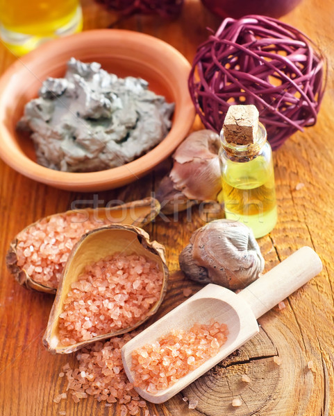 Tengeri só olaj természet egészség háttér szépség Stock fotó © tycoon