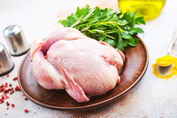 raw chicken Stock photo © tycoon