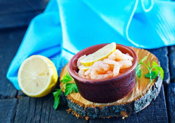 boiled shrimps Stock photo © tycoon