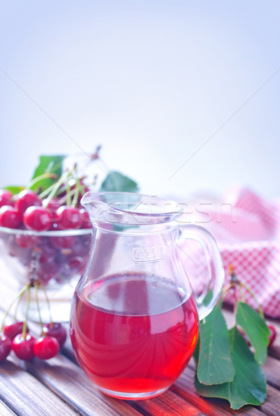 cherry juice Stock photo © tycoon