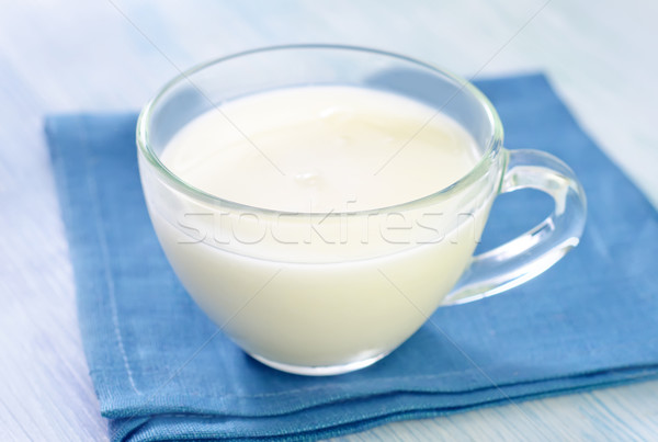 Melk glas voedsel ontbijt beker eten Stockfoto © tycoon