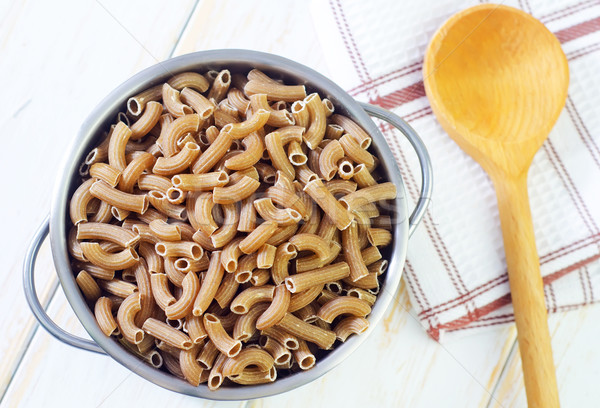 Stock photo: raw pasta