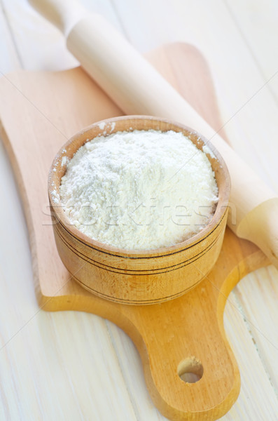麵粉 木 小麥 白 烹飪 吃 商業照片 © tycoon