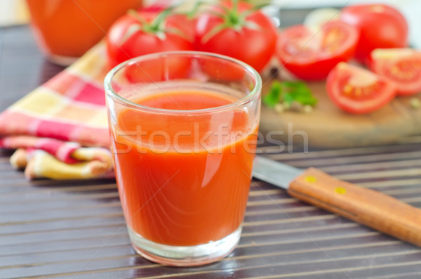 Tomatensap voedsel gezondheid groene groep cocktail Stockfoto © tycoon