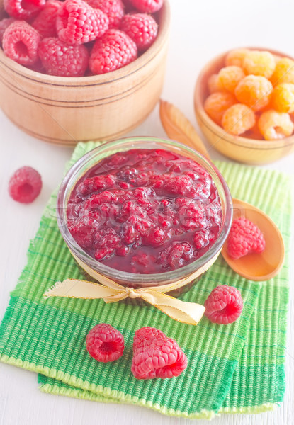 jam with raspberry Stock photo © tycoon