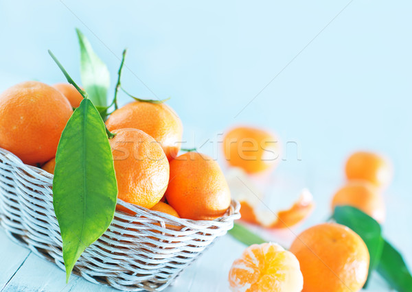 Vers mand tabel gezondheid achtergrond oranje Stockfoto © tycoon