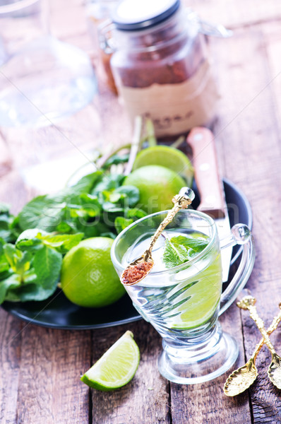 Stock photo: mint drink