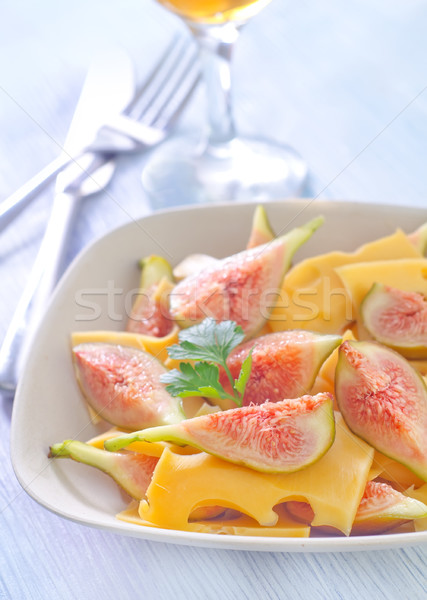 cheese and figs Stock photo © tycoon