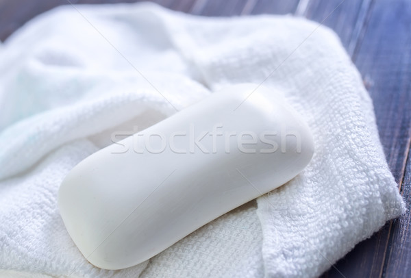 soap and towels Stock photo © tycoon