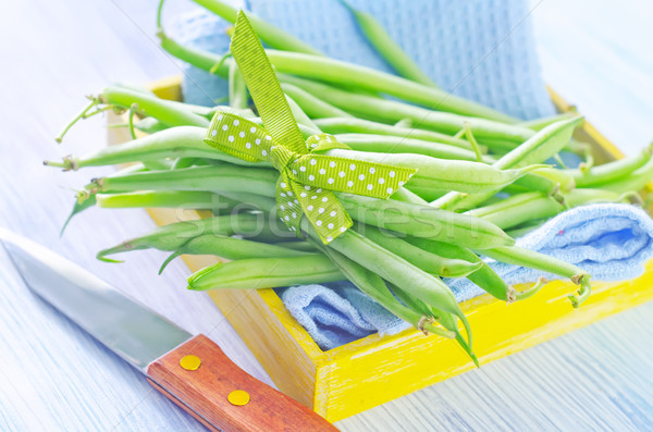 Zöldbab étel egészség háttér csoport főzés Stock fotó © tycoon