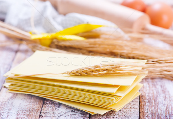 sheets for lasagna Stock photo © tycoon