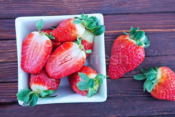 fresh strawberry Stock photo © tycoon