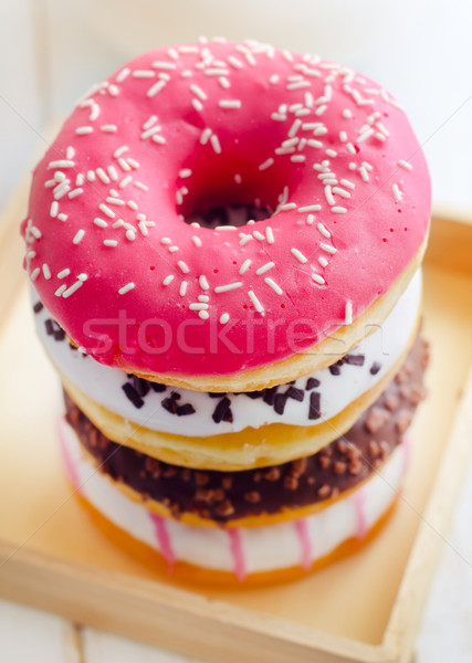 Sweet donuts, different kind from donuts Stock photo © tycoon
