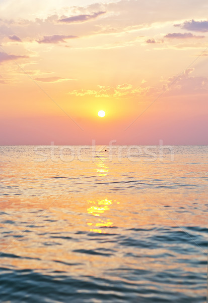 Sea at sunset Stock photo © tycoon