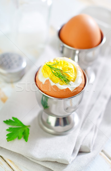 boiled eggs Stock photo © tycoon