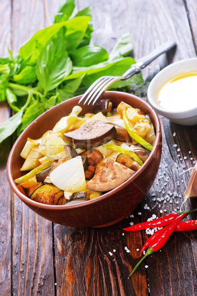 fried vegetables Stock photo © tycoon