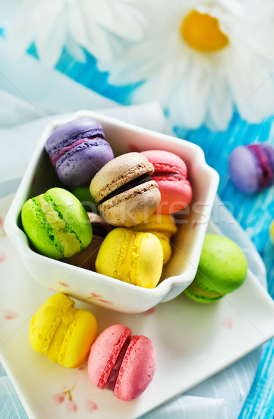 color macaroons Stock photo © tycoon