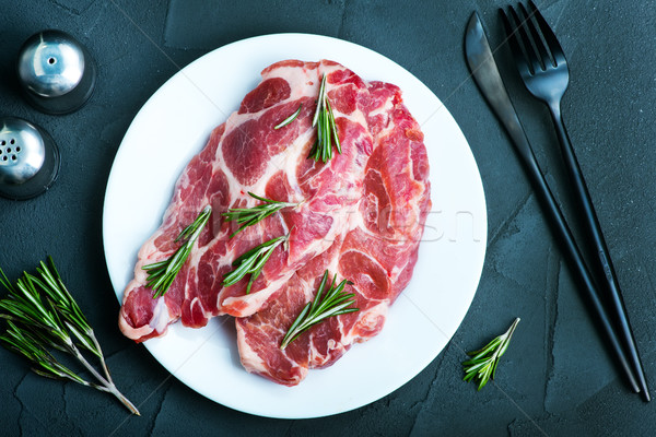 raw meat Stock photo © tycoon