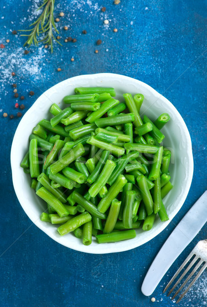 商業照片: 綠豆 · 碗 · 表 · 綠色 · 盤 · 叉